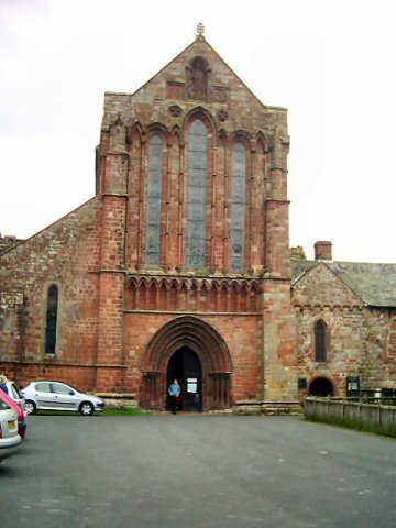 West end of the church