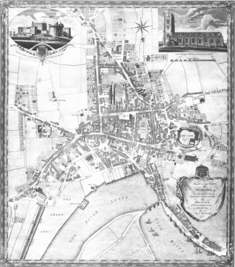 Mackreth's 1778 Plan of Lancaster