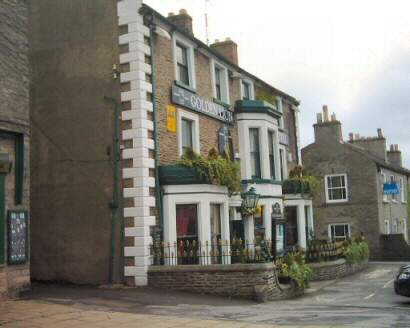 Our coffee stop in Leyburn - The Golden Lion
