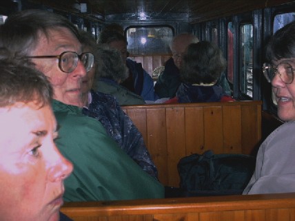 On board the train