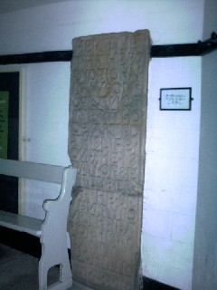 John Lawson's gravestone